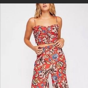 NWT free people two hearts set top and bottom
